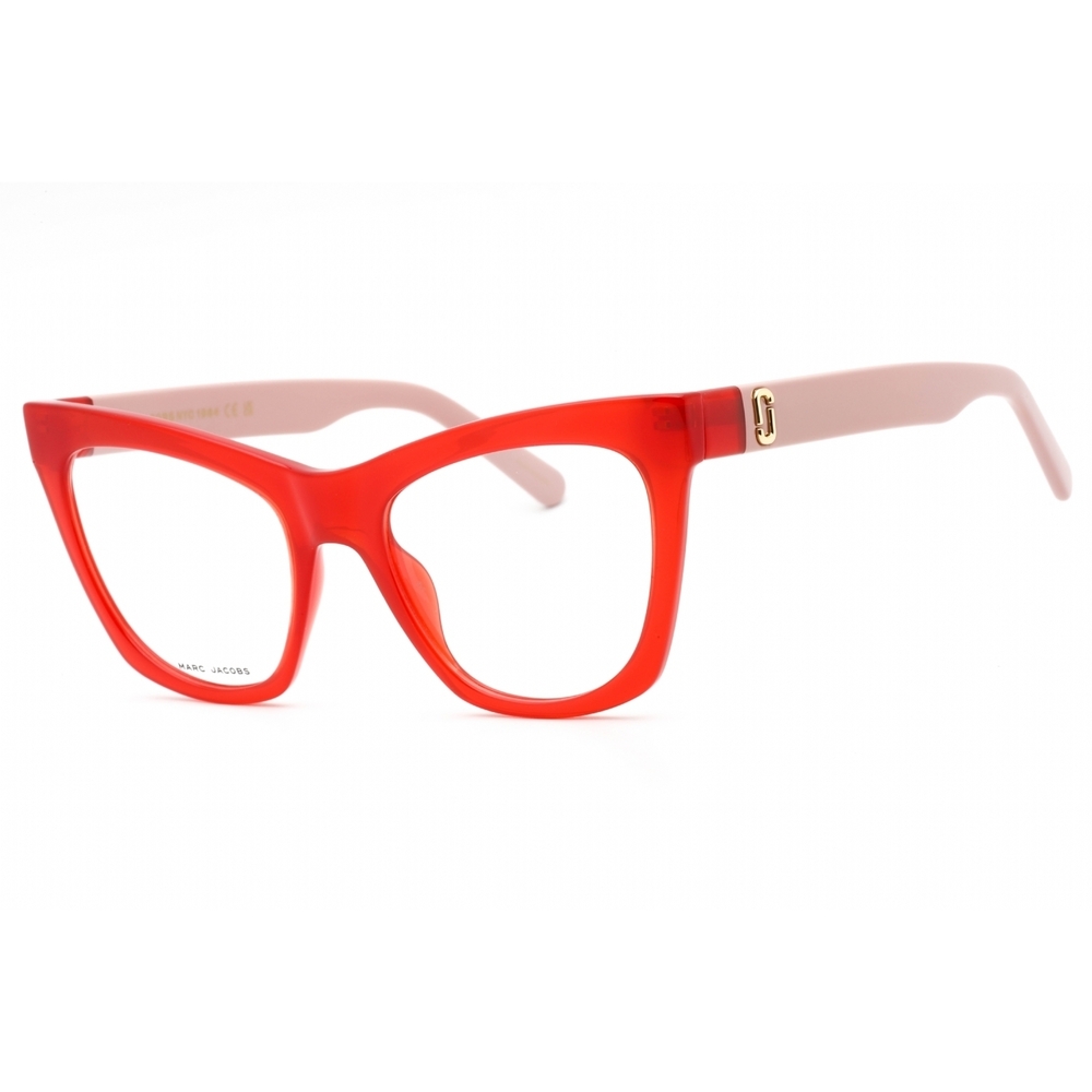 NWT Marc Jacobs MARC 649-092Y 00 Red Pink Cat Eye 53mm Eyeglasses